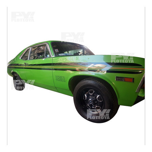 Calco Plantilla Cupe Chevy Serie 2 Remo - Para Pintor 1