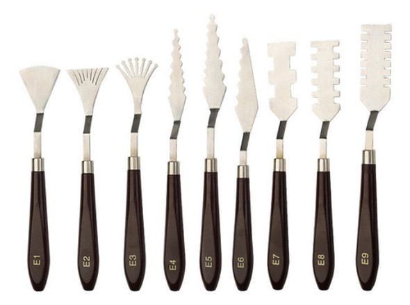 Conjunto Profissional De Raspadores De Paletas De Aço Inoxid 0 Conjunto Profissional De Raspadores De Paletas De Aço Inoxid 0