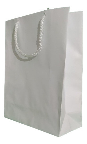 Bolsas Blanca Impresax200unidades 22alto X18 Ancho X7 Fuelle 1