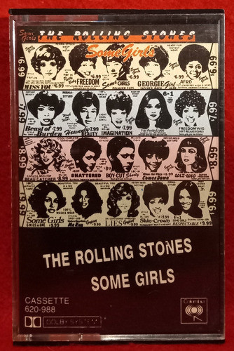 Rolling Stones Some Girls Cassette Cbs 1978. 0