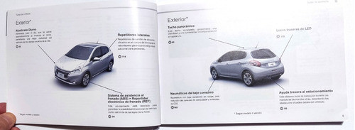 Manual De Usuario Peugeot 208 Desde 2016 Usado Gt Line Xy 1