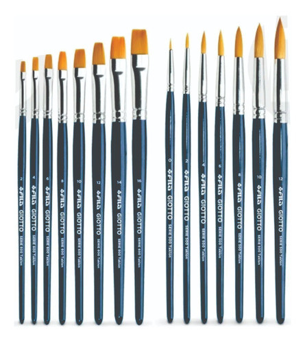 Importado Pincel Giotto Aquarela Guache Acrilica -oleo 0