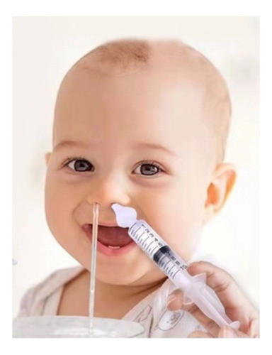 Lavador Nasal Seringa Com Ponta Em Silicone 15655 - Buba 1