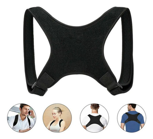 Faixa De Correção De Postura Jubarte Nas Costas Do Ombro. 0