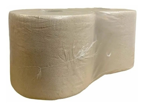 Bobina Papel Industrial Beige Doble Hoja 25x400 X 2 Unid 0