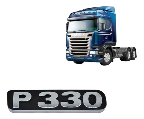 Emblema De Potência P330 Scania S5 Moderno 2016 2017 2018 0