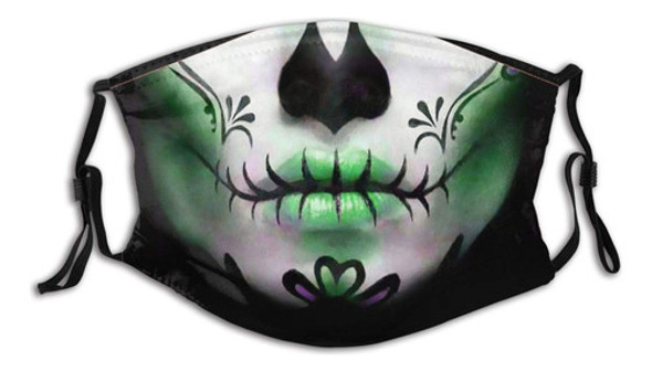 Mascara De Calavera Divertida Reutilizable Lavable Para La C 0