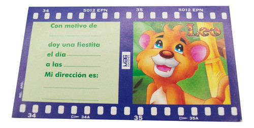 Tarjetas De Invitación Vintage Leo (6) 1