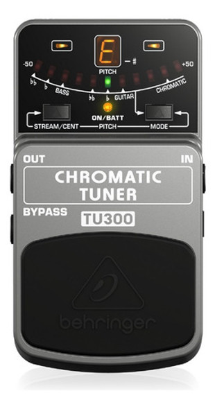 Pedal De Efecto Afinador Cromático Behringer Tu300 0