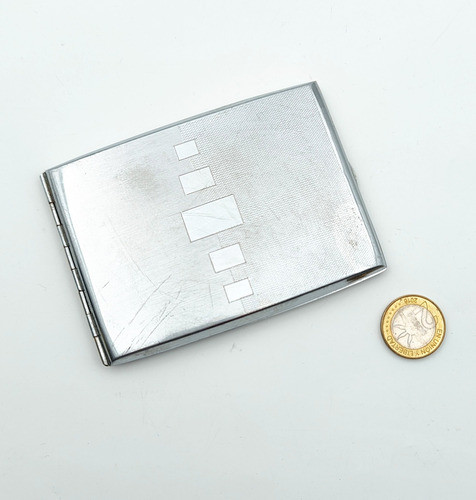 Cigarrera Antigua Acero Inox Britanica - Tabaqueria 0