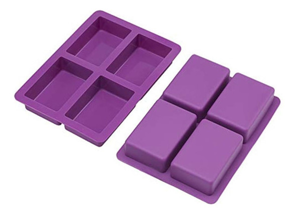 Molde Rectangular De Silicona Para Jabón De Gran Tamaño, Mol 0