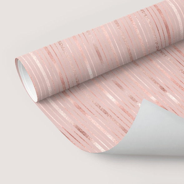 Papel De Parede Adesivo Elegante Linhas Rose Gold 10m 0 Papel De Parede Adesivo Elegante Linhas Rose Gold 10m 0