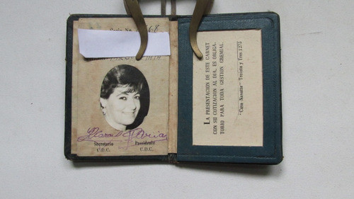 Antiguo Carnet Foetra Empleados Telefonicos, Cgt, 1
