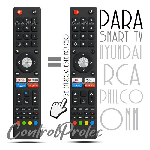 Control Remoto Smart Db58x7500 Para Noblex Sin Comando Voz 1