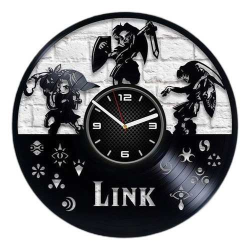 Decorstudioua Reloj De Pared Zelda Regalo De Cumpleaños La 1