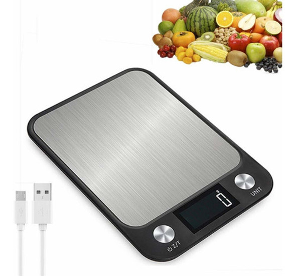 Escala De Alimentos, 22 Lb Digital De Cocina Báscula De Pe. 0