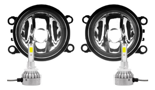 Juego Faro Auxiliar Renault Clio Mio 2012 2013 2014+cree Led 0