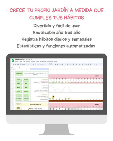 Habit Tracker: Planilla Google Sheets 1
