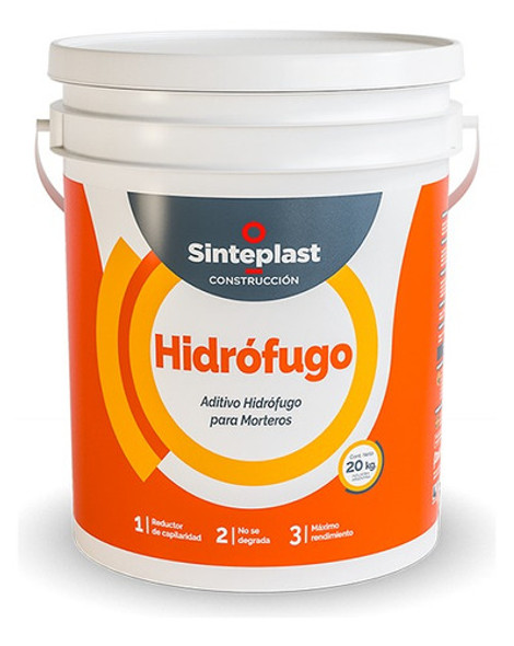 Hidrófugo Líquido Sinteplast X 200 Kg Tipo Ceresita  Sika 1 1