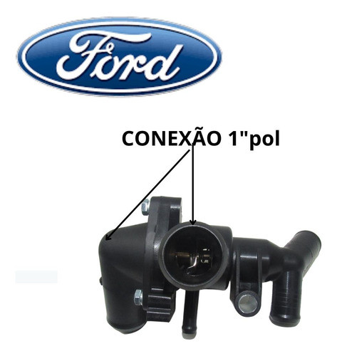 Carcaca Valvula Termostatica Ford Transit 2.4 2009-2010 1