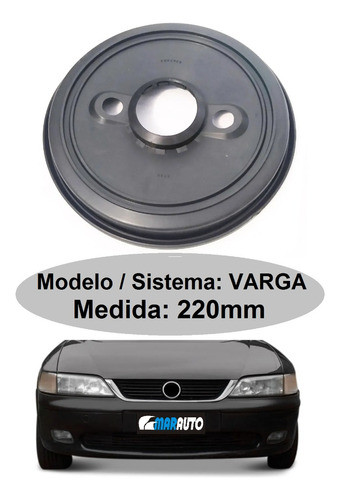 Diafragma Hidrovacuo Vectra Gl Gls 1996 1997 Varga - 220mm 1