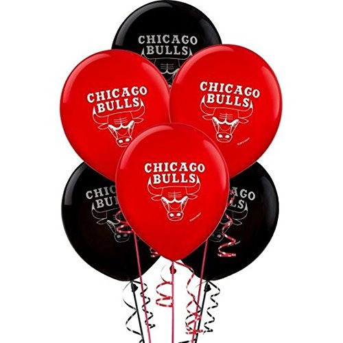 Amscan Chicago Bulls Imprimio Globos De La Fiesta Del Equipo 1