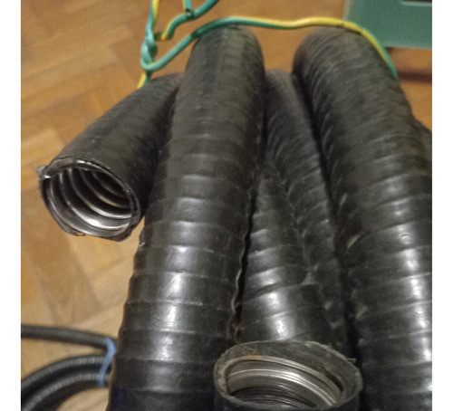 Caño Metálico Flexible 1 1/4   Y Cortes Varios 1