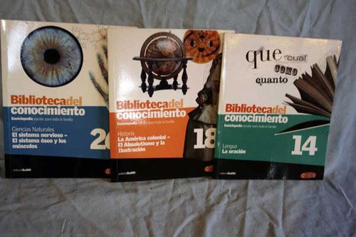Biblioteca Del Conocimiento - Genios X 3 1