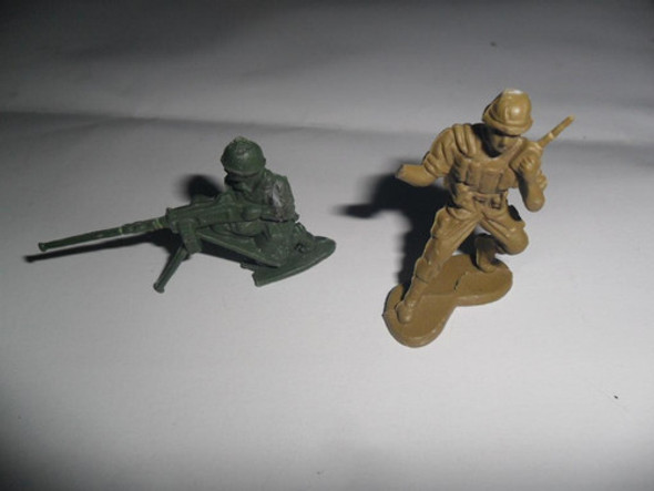 Soldado Militar Ametralladora Soldaditos Guerra Mundial 0