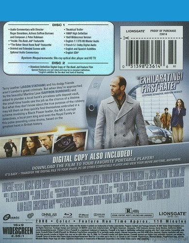 Blu-ray The Bank Job / El Gran Golpe 1