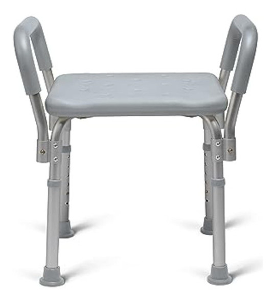 Medline Silla De Ducha Sin Respaldo Con Brazos, 0