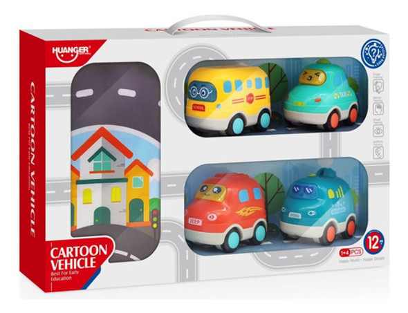 Autitos Con Pista Huanger 0