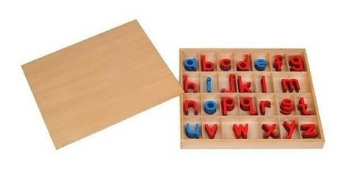 Montessori Pequeños Alfabetos Movibles Con Caja 0