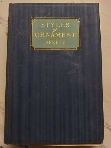 Styles Of Ornaments. Alexander Speltz. 51n 970 0