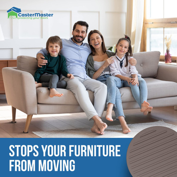 Antideslizantes De Goma Para Muebles Diam. 5.1cm-4un Marron 1