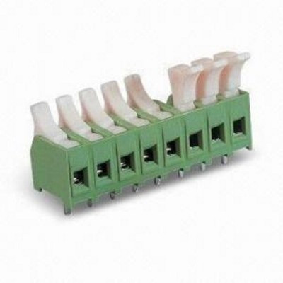 Bornera Apilable Pcb Serie Ha521 Verde 2 Bornes 1