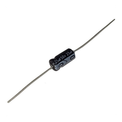 Capacitor Axial Electrolítico 25uf 50v 25 Uf 0