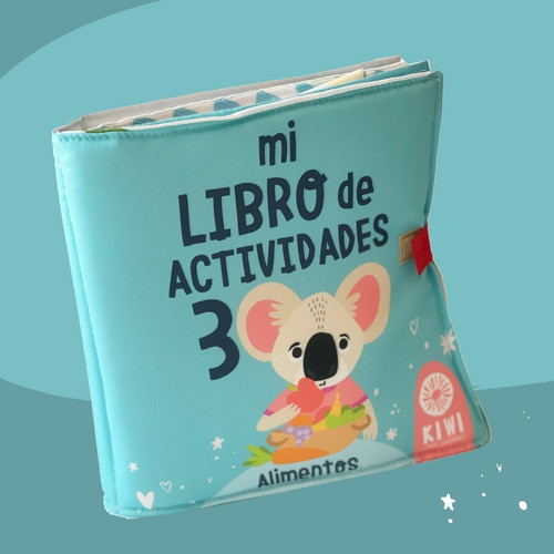 Libro Sensorial Didáctico Infantil De Actividades Alimentos 1