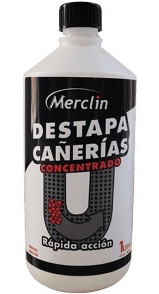 Destapa Cañerias Concentrado 1l Merclin Colornet 0