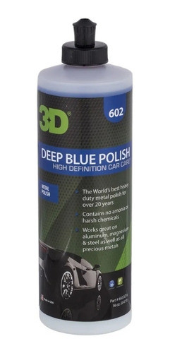 3d Deep Blue Polish Pulidor De Metales Llantas - Allshine 0