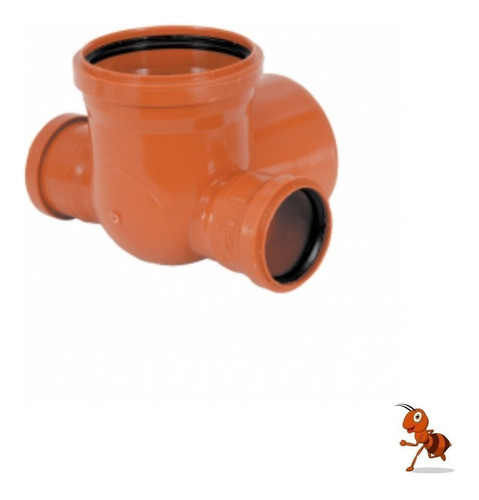 Codo 87° 30' Mh Con 2 Acometidas - 110x63mm Amanco Silentium 0