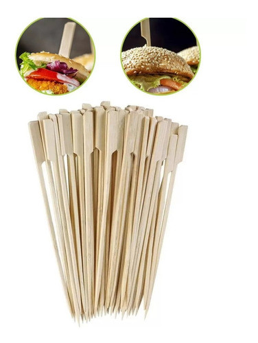 Espeto Golf 15cm Bambu C/ 500 Unid 0