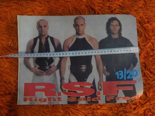 Federico Moura Right Said Fred Poster Revista 13/20 1