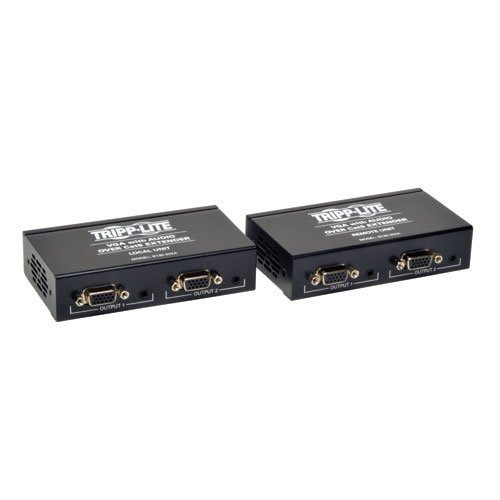 Tripp Lite B130 202a Vga Video + Audio Over Cat5 Cat6 0