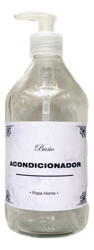 Dispenser De Acondicionador Transparente 500cc 0