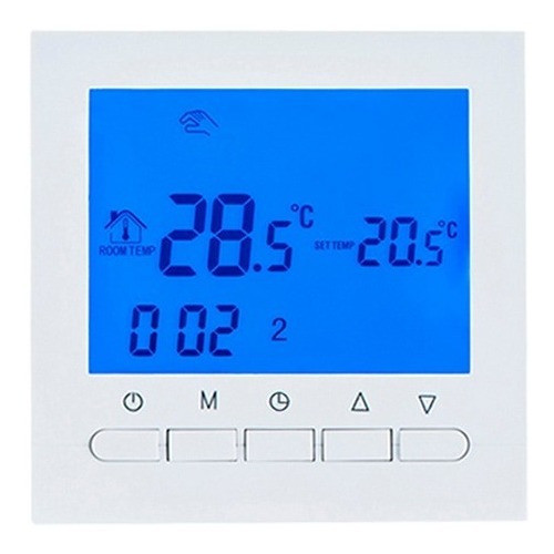 Termostato Piso Electrico Radiante 220v Programable 16 Amper 0