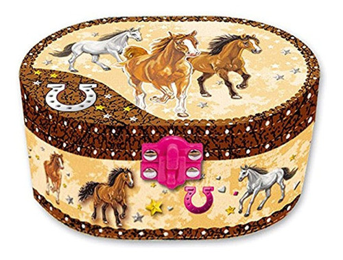 Joyero Musical Con Forma De Ovalo En Caliente 0