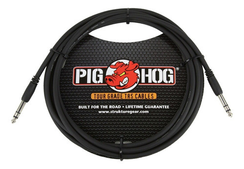 Cable Pig Hog Ptrs15 Plug Para Monitores Stereo 4.5 Metros 0