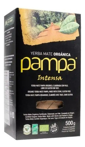 Yerba Orgánica Mate Pampa Intensa 500 Gr Certificada Tigre 1