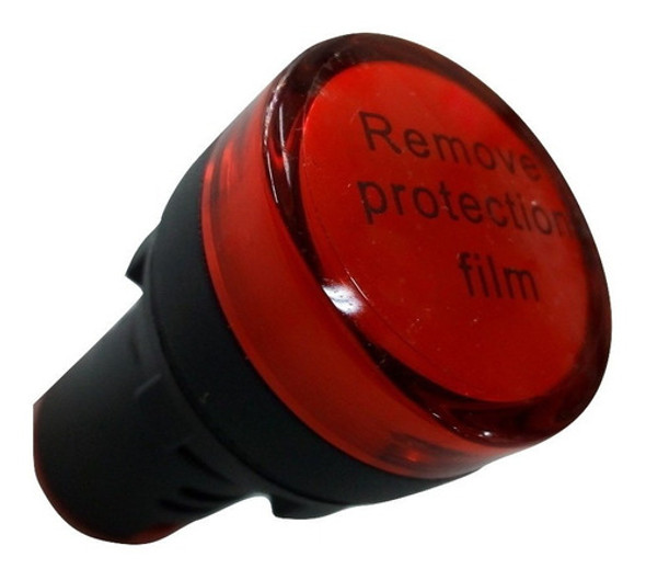 Ojo De Buey Luz Piloto Rojo Led Señalizador 220v 22mm 0